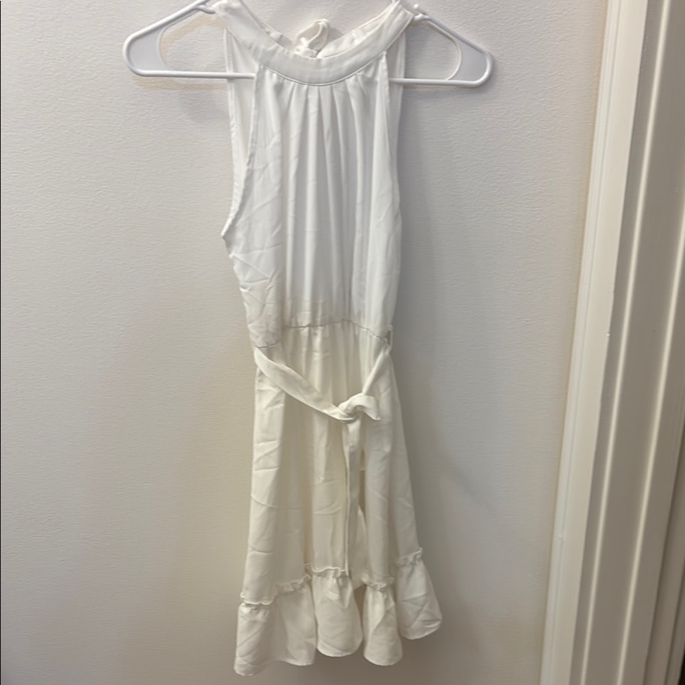 Elegant White Kids Formal Dress